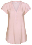 Button Down Top Taupe