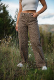 Wild Things Leopard Wide Leg Pants SALE