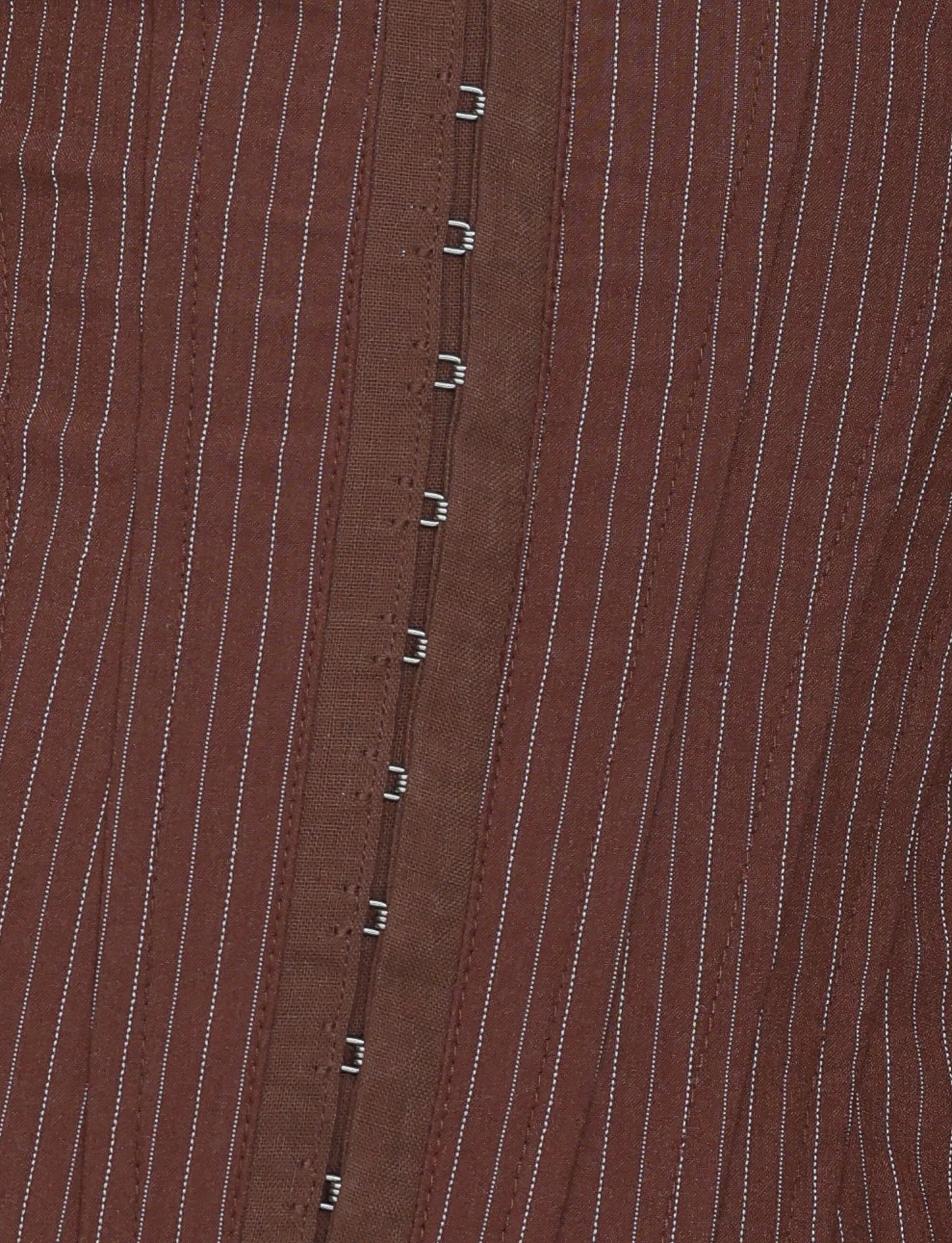 ANTONELLA CORSET 20 BROWN CHOCOLATE CHOCOLATE PINSTRIPE