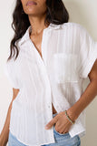 Short Sleeve Textured Shirt