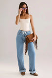 Modal Scoop Neck Tank Top in Ivory