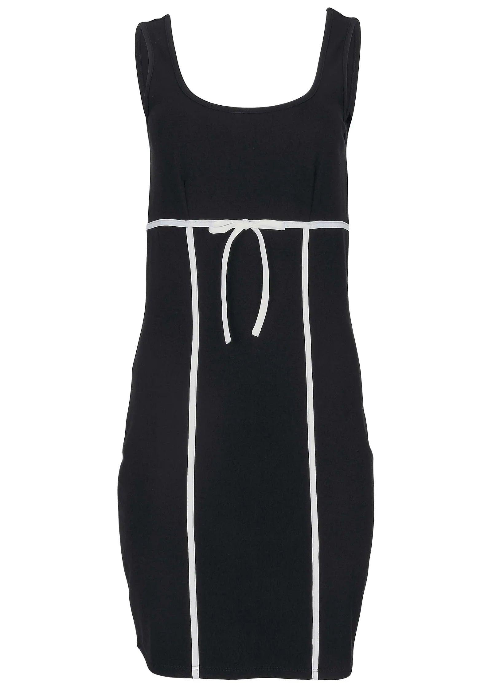 Ponte Bodycon Mini Jet Black