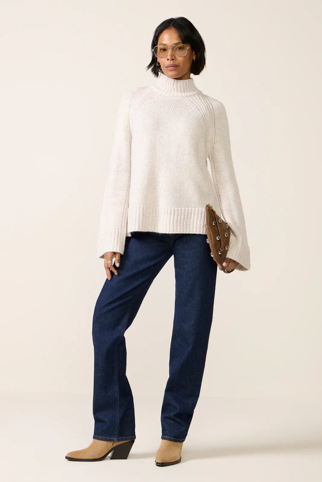 Emerge Funnel Neck Sweater
