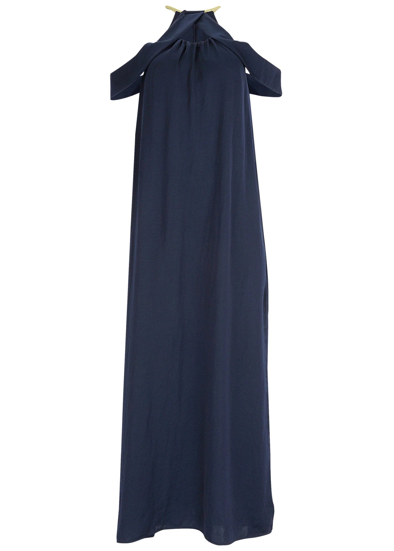Cold Shoulder Maxi Dress Navy