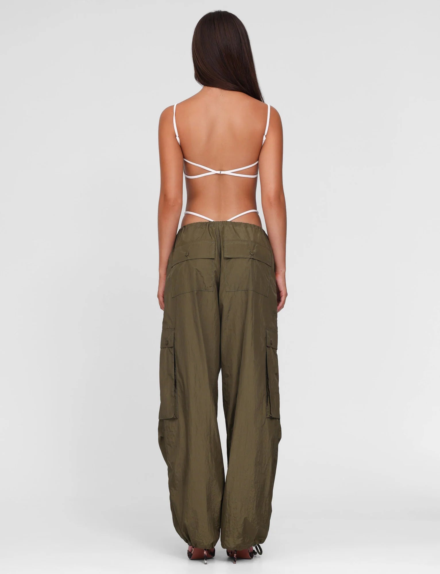 VIOLETTE PANT GREEN KHAKI GREEN