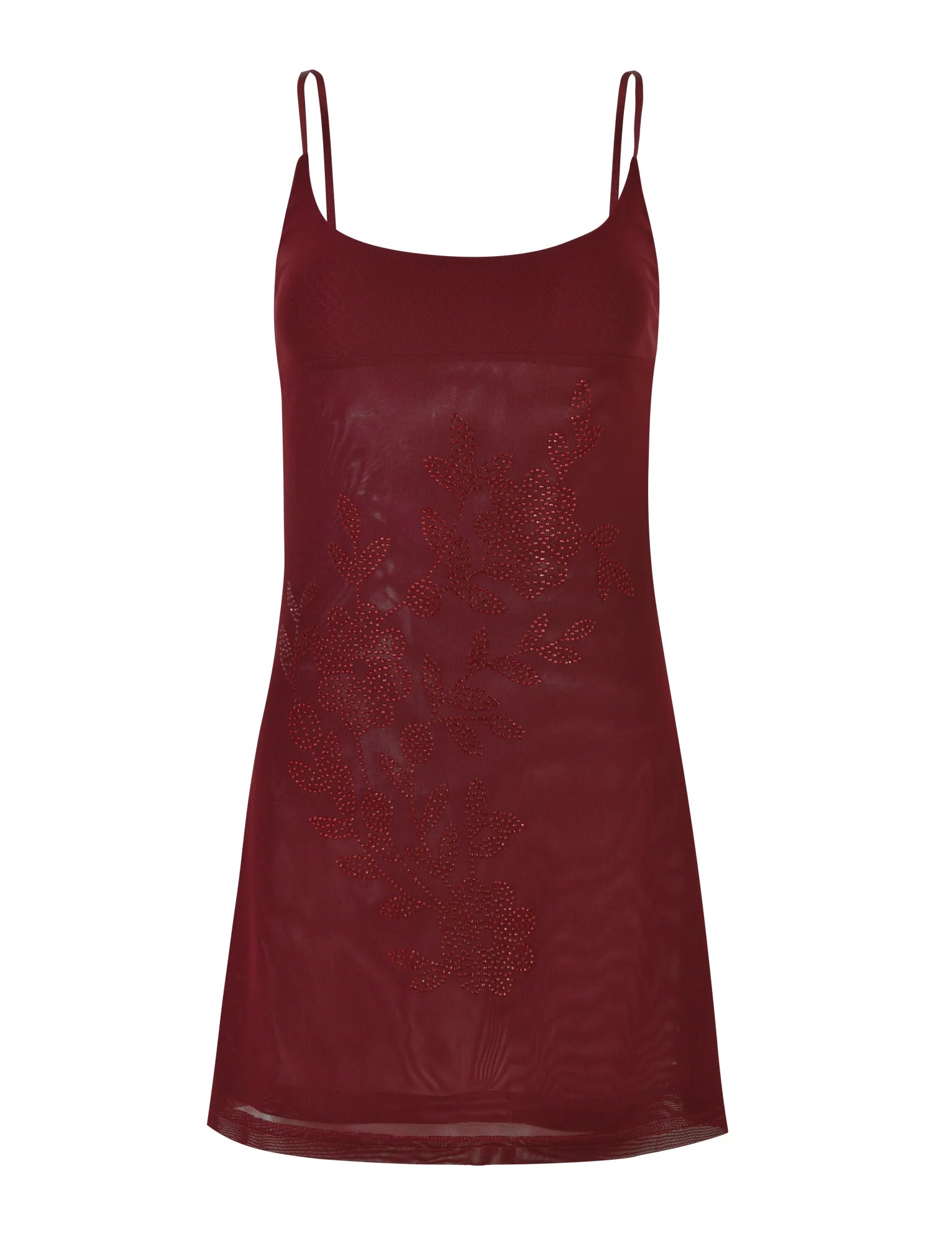 OCTAVIA DRESS PURPLE WINE