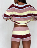 KOA 20 STRIPED SHORT TAN STRIPE