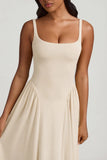 Modal A Line Midaxi Dress in Ivory