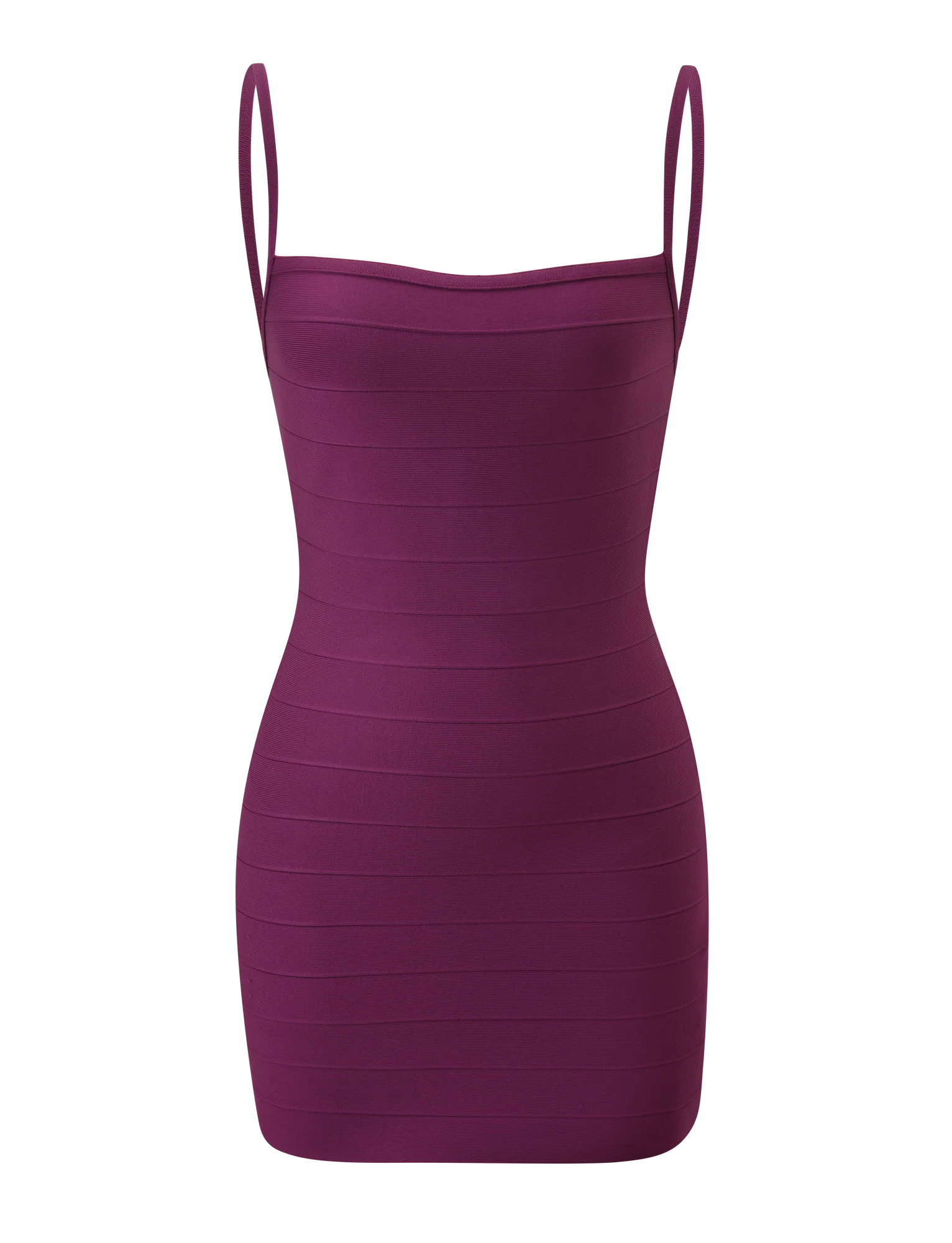 MIDORI BANDAGE DRESS PLUM