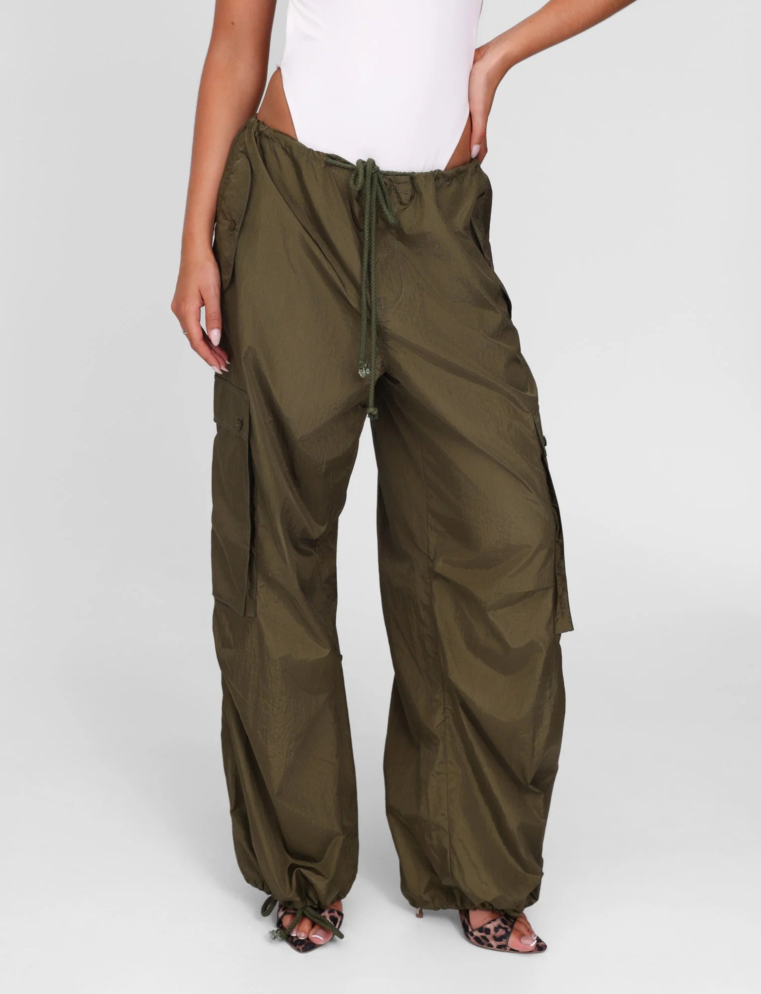 VIOLETTE PANT GREEN KHAKI GREEN