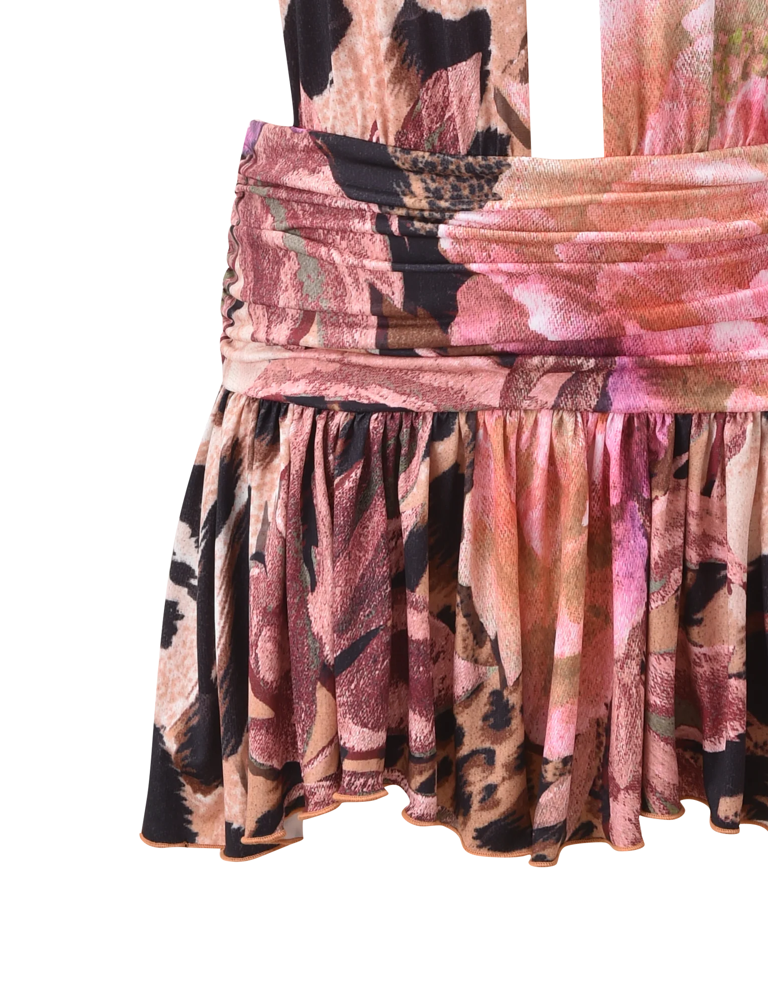 INDI HALTER SCARF DRESS ANIMALIER FLORAL