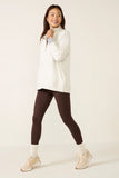 Molly Half Zip Longline Sweat