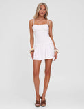 SAFIRA MINI DRESS WHITE