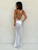 KIAH MAXI DRESS WHITE ICE