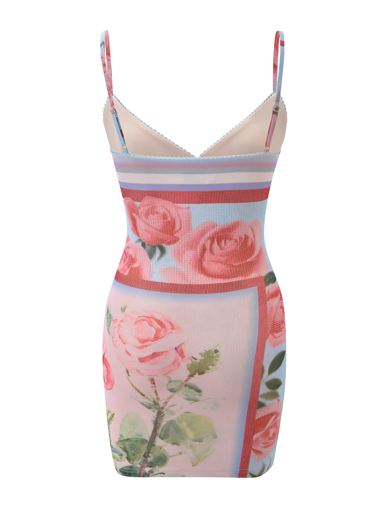 JULIANNA MINI DRESS POSTCARD FLORAL