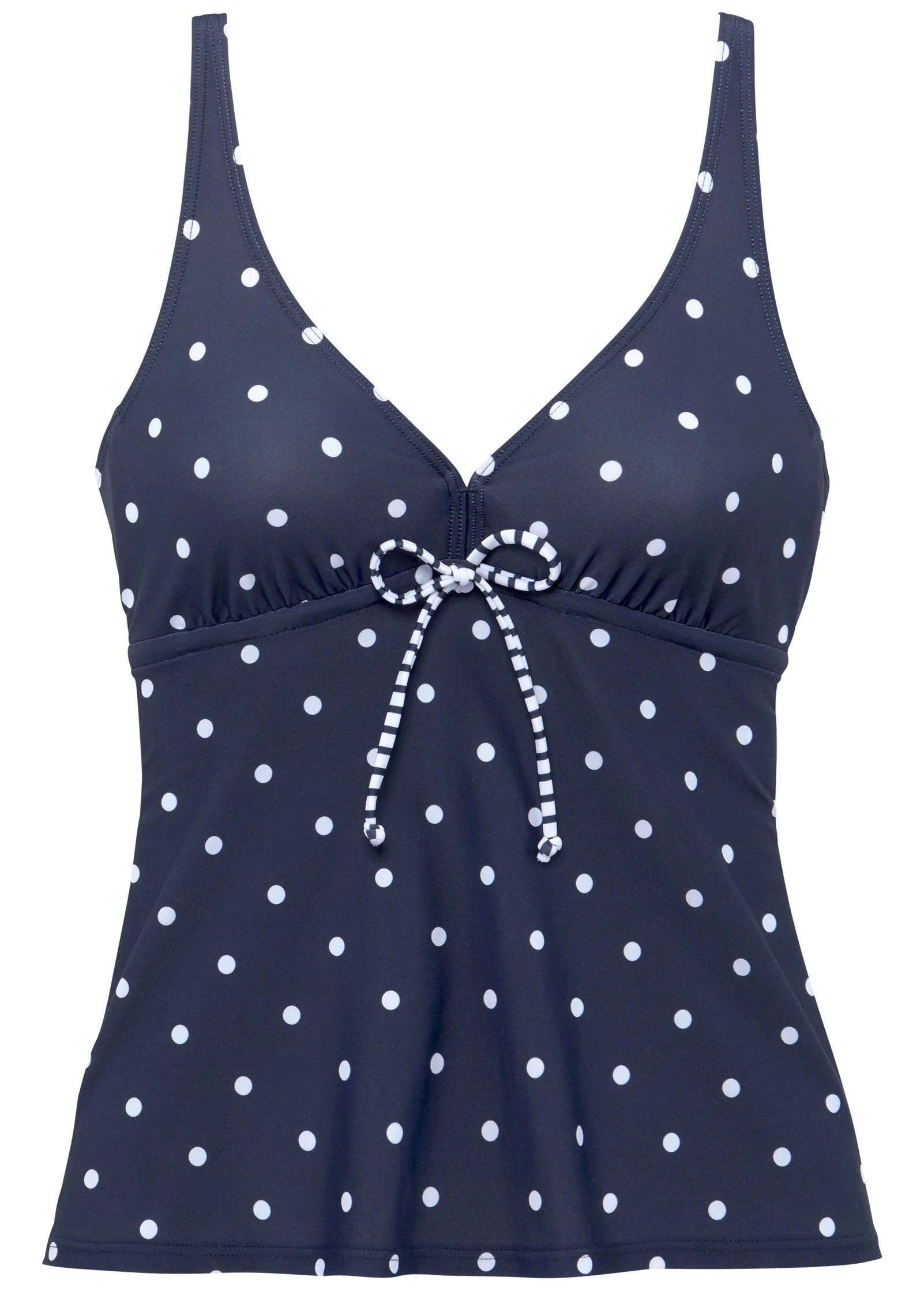 Dot Tankini Top Set Striped Polka Dot