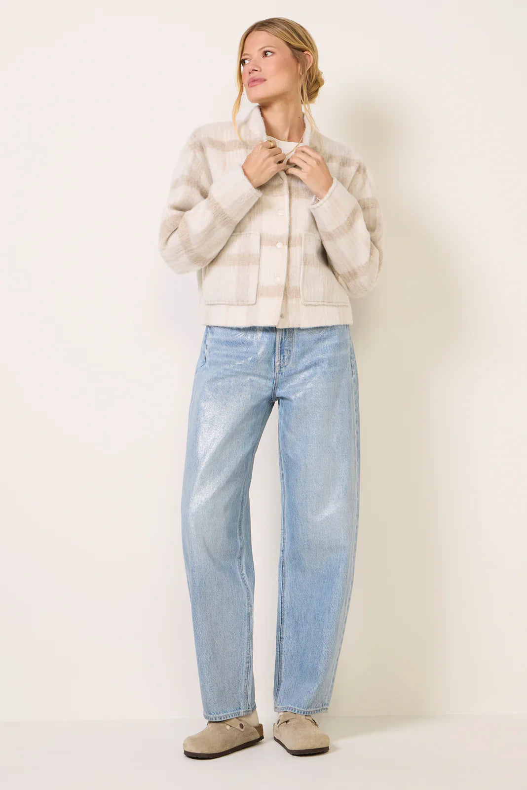Wes Sparkle Barrel Jean