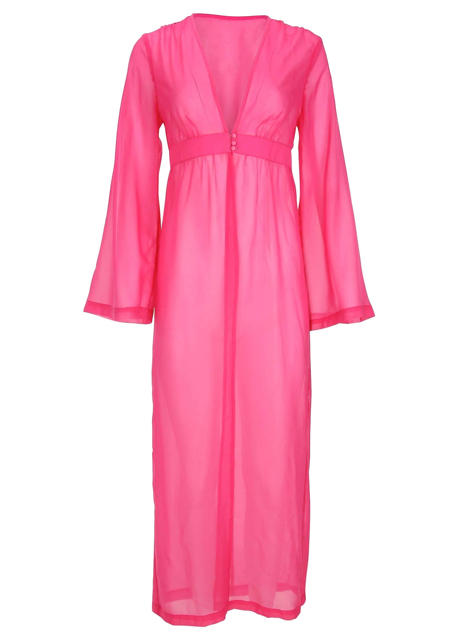 Sea Breeze Kimono Cover Up Fuchsia