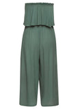 Strapless Jumpsuit Green
