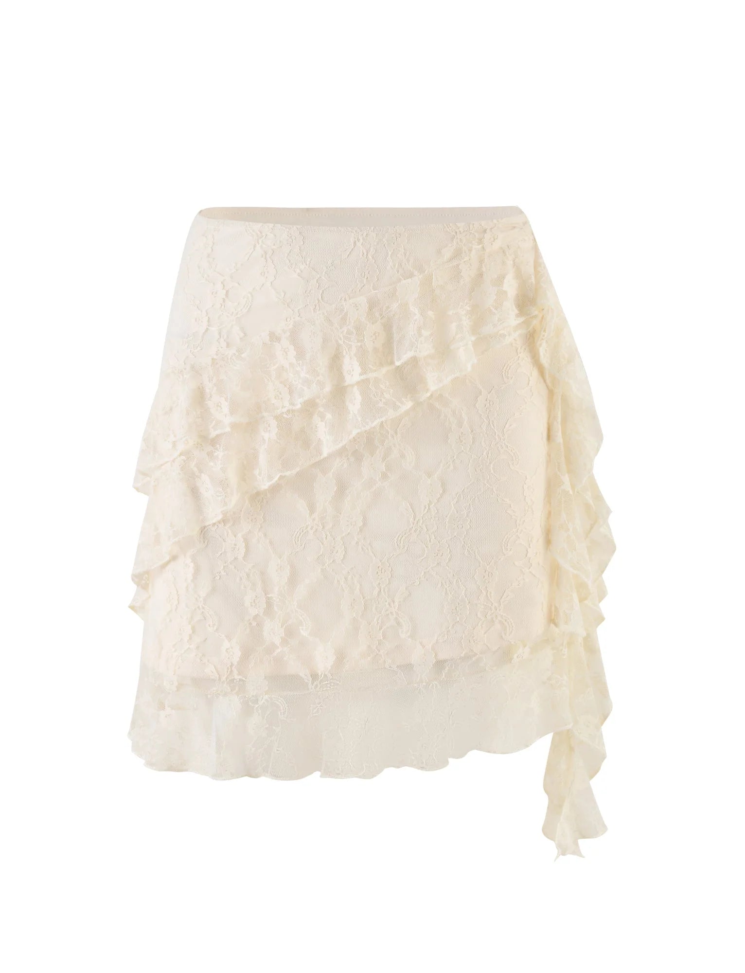 STORMI LACE SKIRT BEIGE CHAMPAGNE CHAMPAGNE LACE