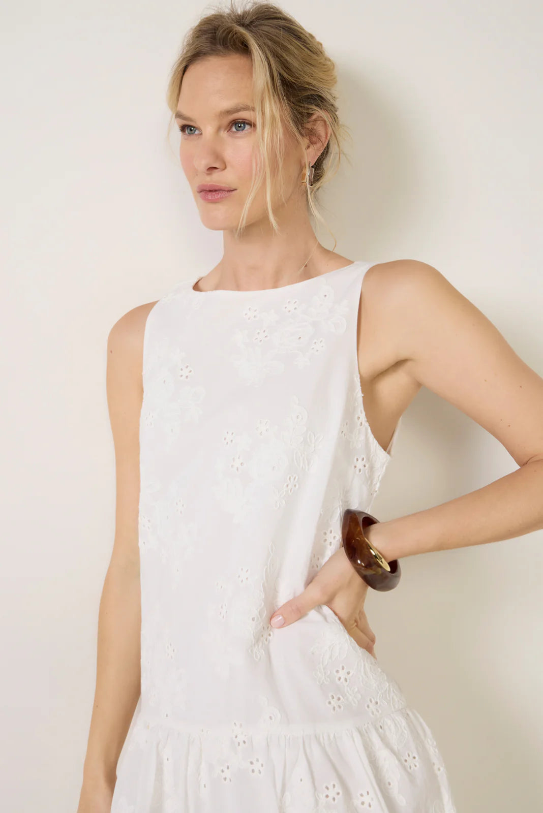 Garden Eyelet Bubble Dress