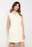 Sleeveless Denim Dress