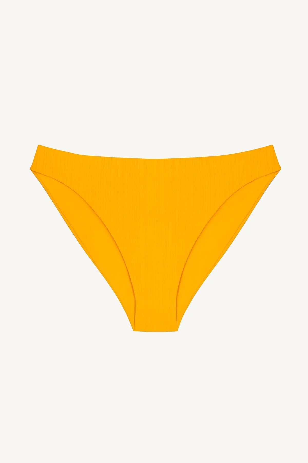 Cali High Leg Full Bottom Sunflower Pucker Rib