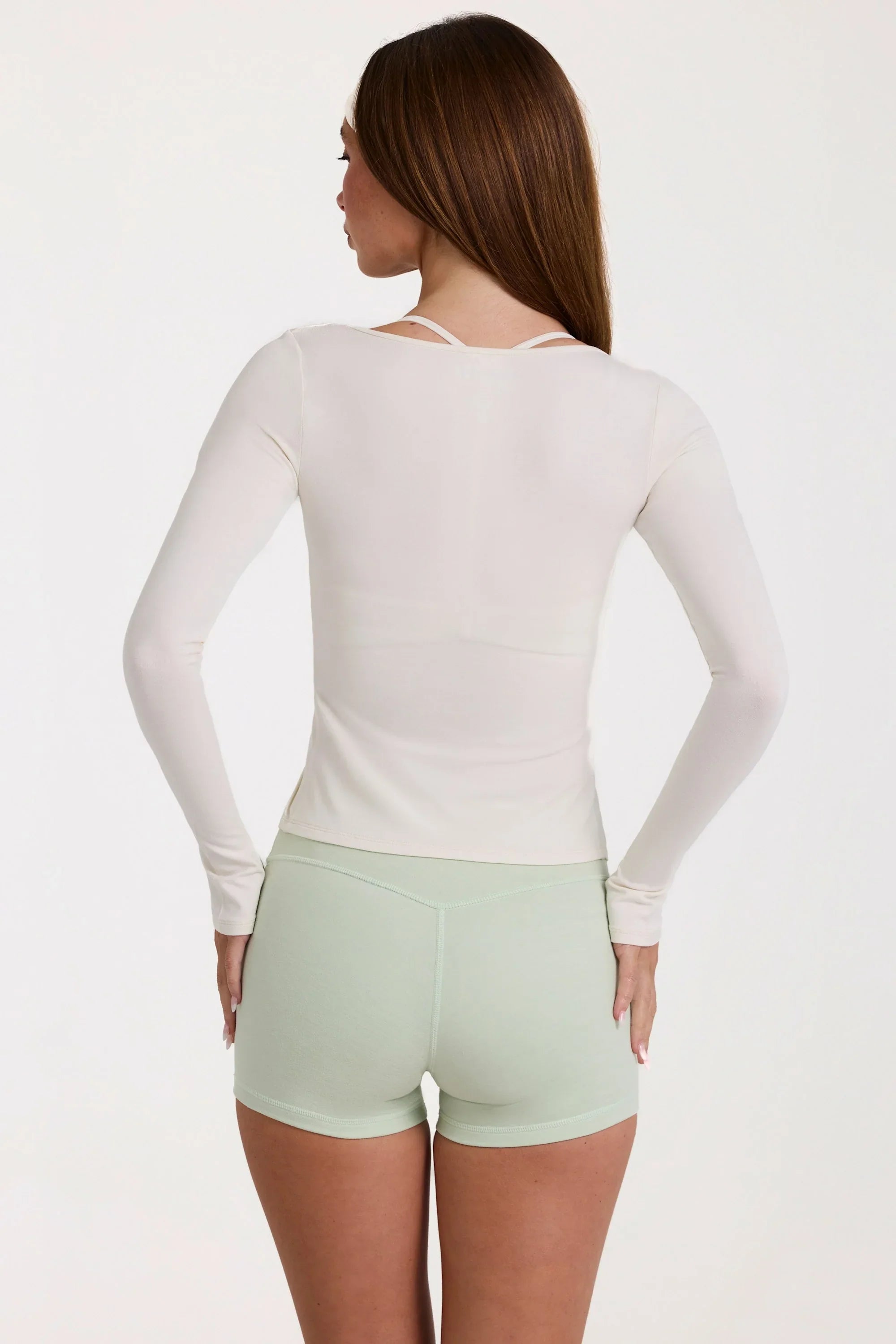 ButterCloud Tie Front Top in Coconut