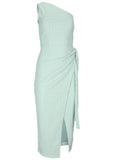 Tie Side Maxi Dress Dusty Mint