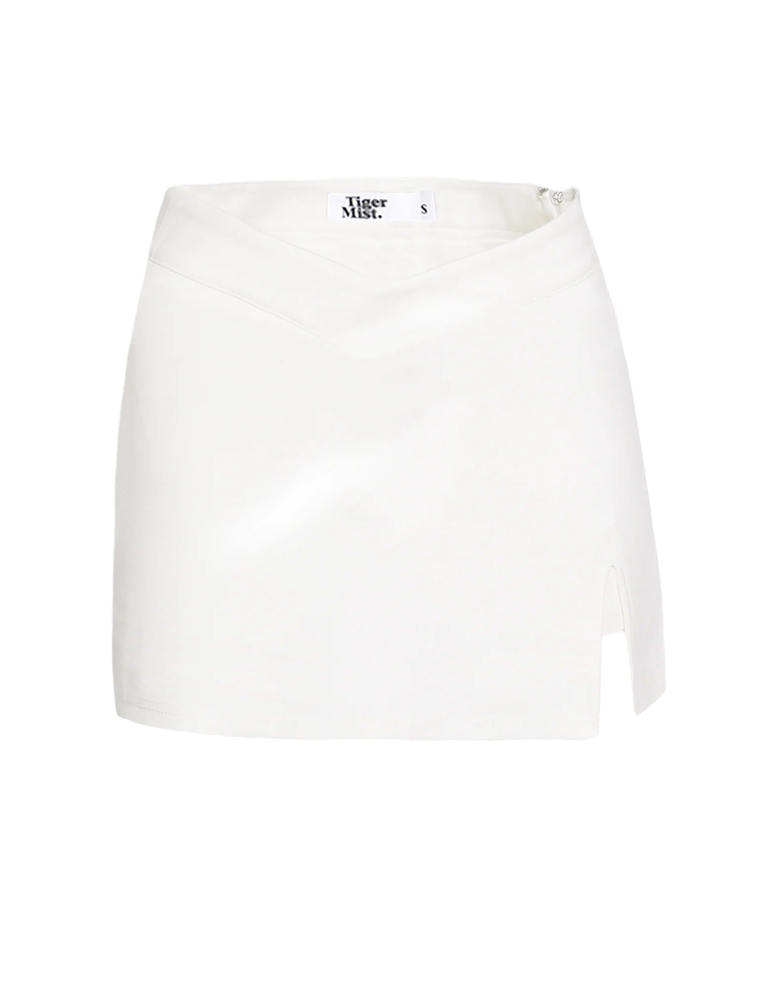 DAPHNIE PU SKORT WHITE