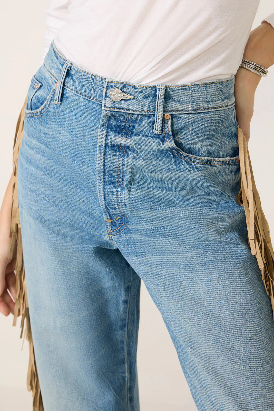 Fringe Half Pipe Button Sneak