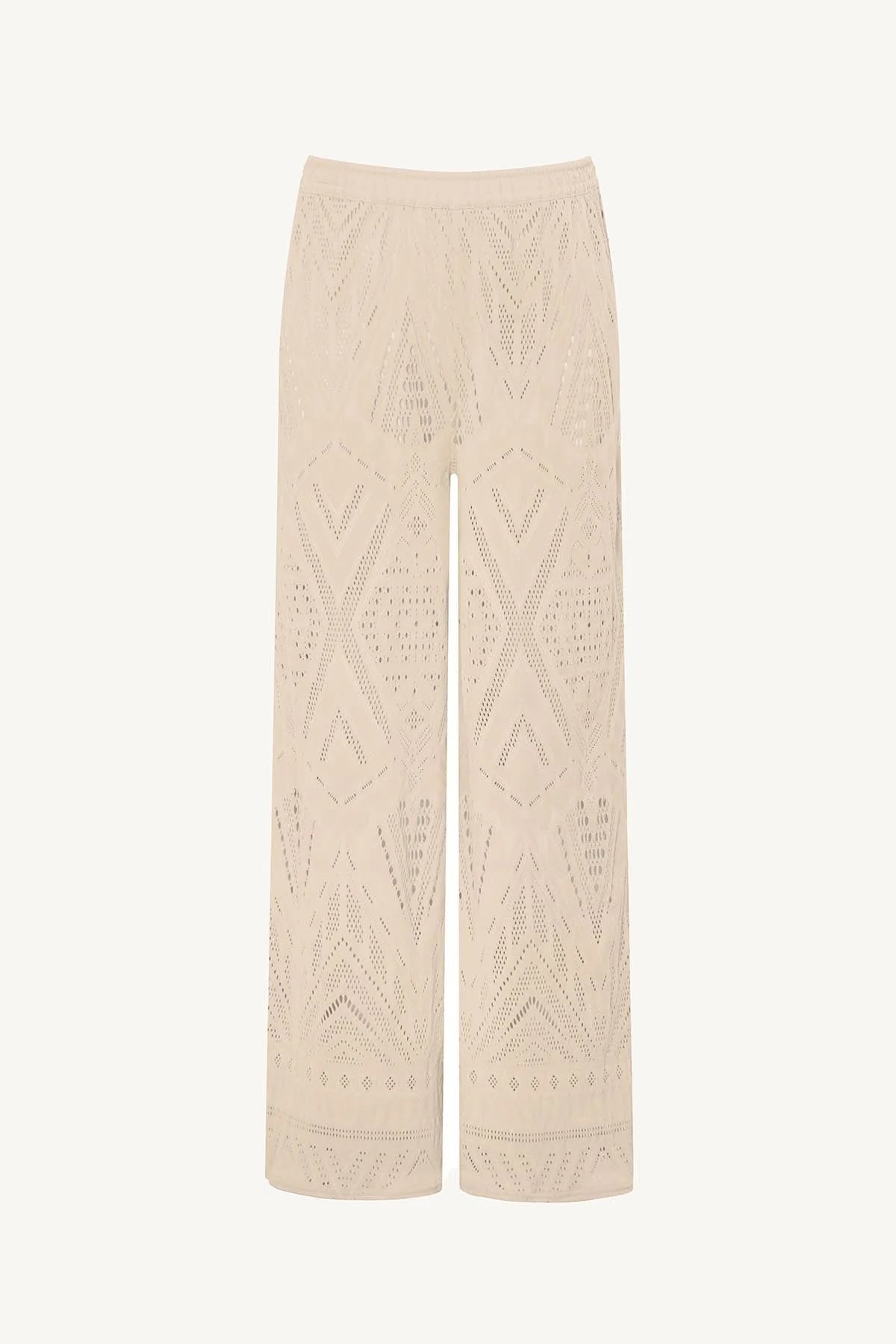 Farrah Pant Natural Calico Crochet