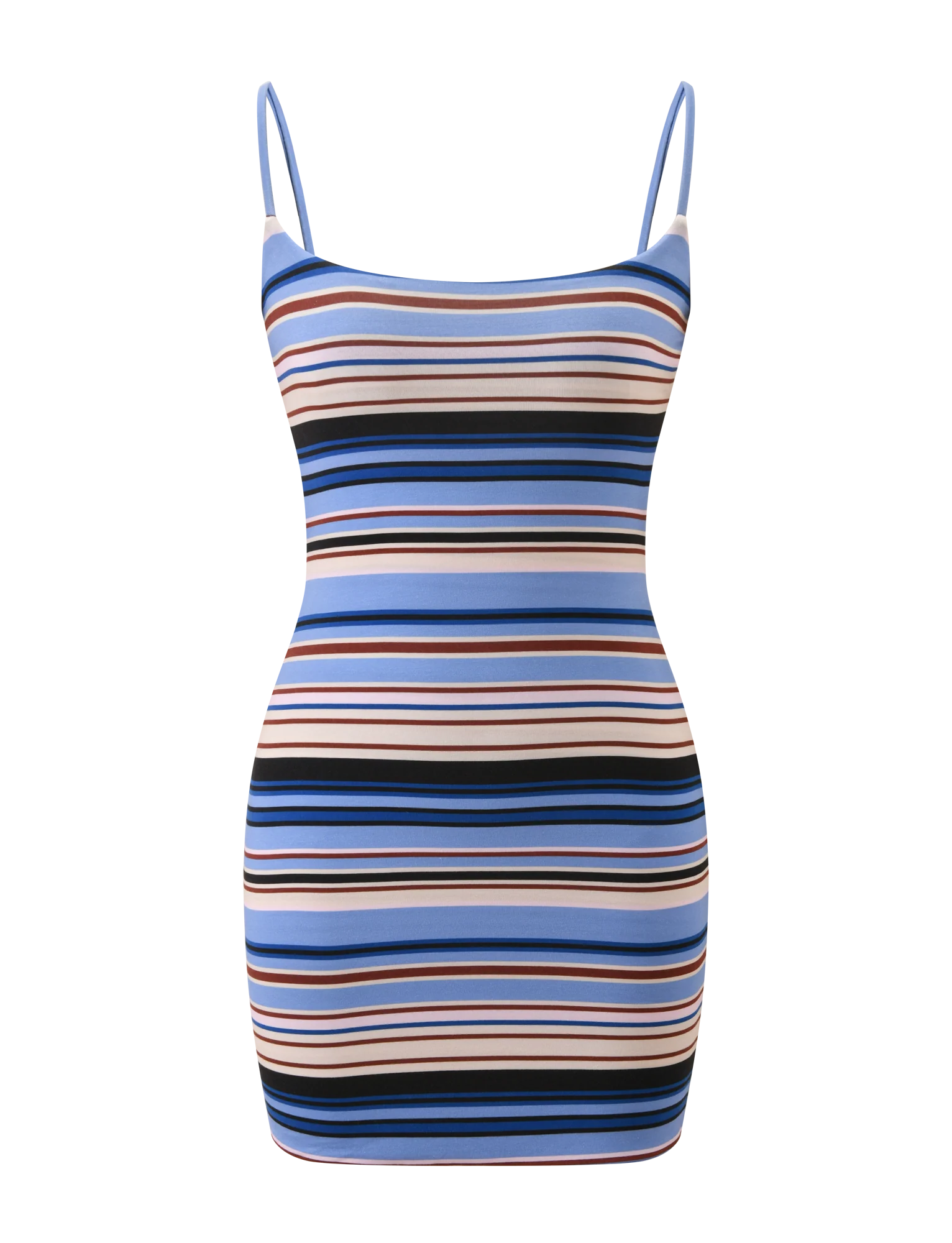 MINERVA MINI DRESS BLUE STRIPE