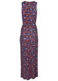Tank Maxi Dress Dark Gettysburg Gouache