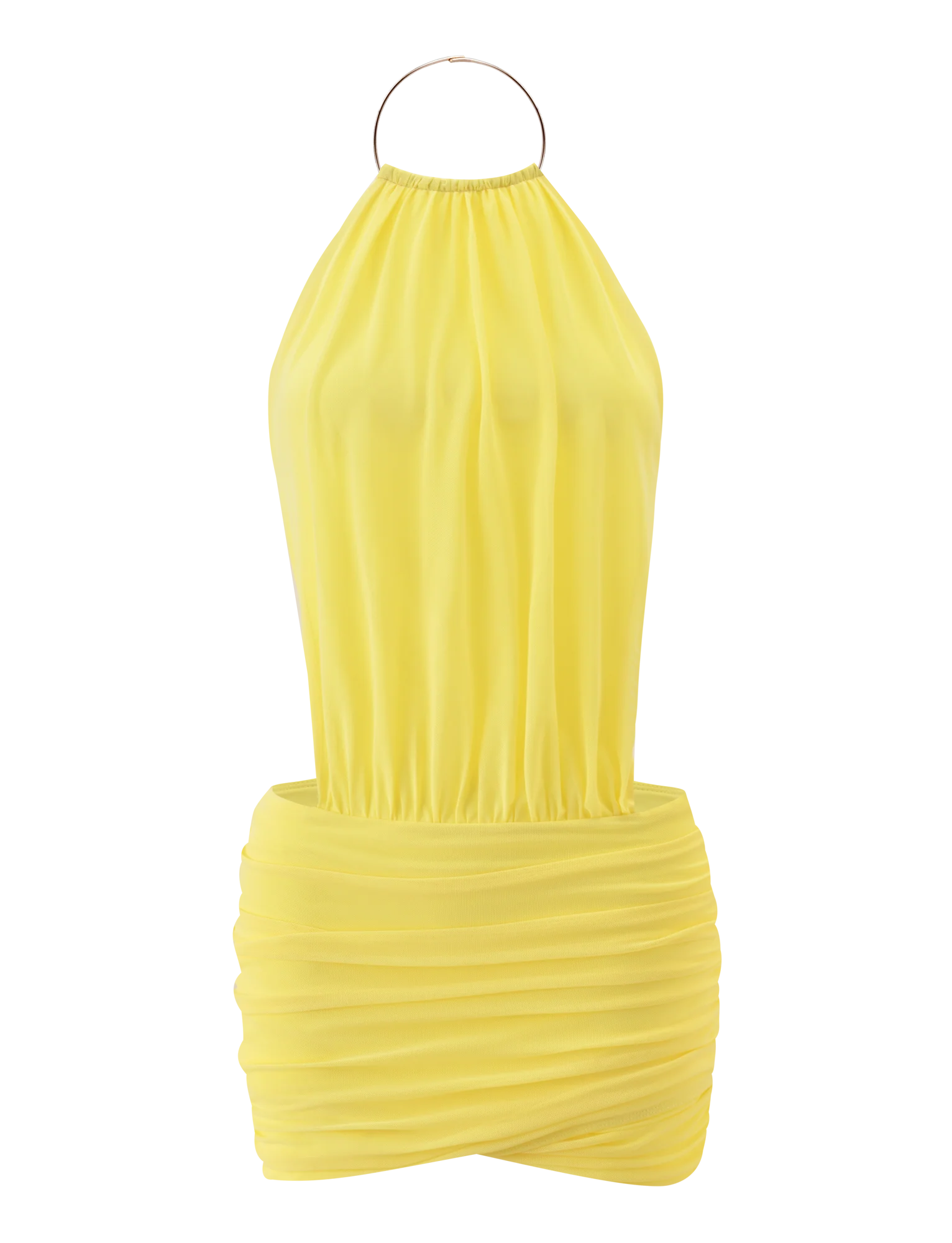 EVANNA MINI DRESS YELLOW