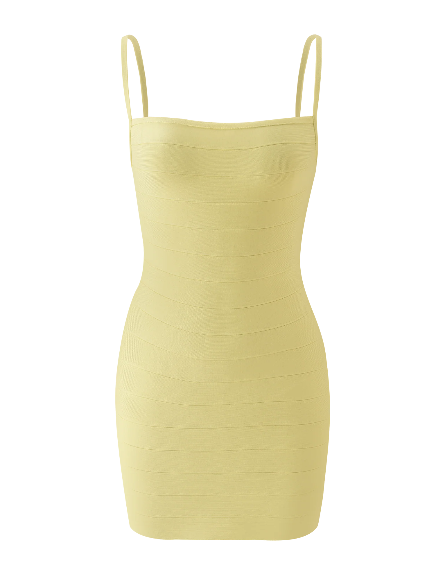 MIDORI BANDAGE DRESS YELLOW