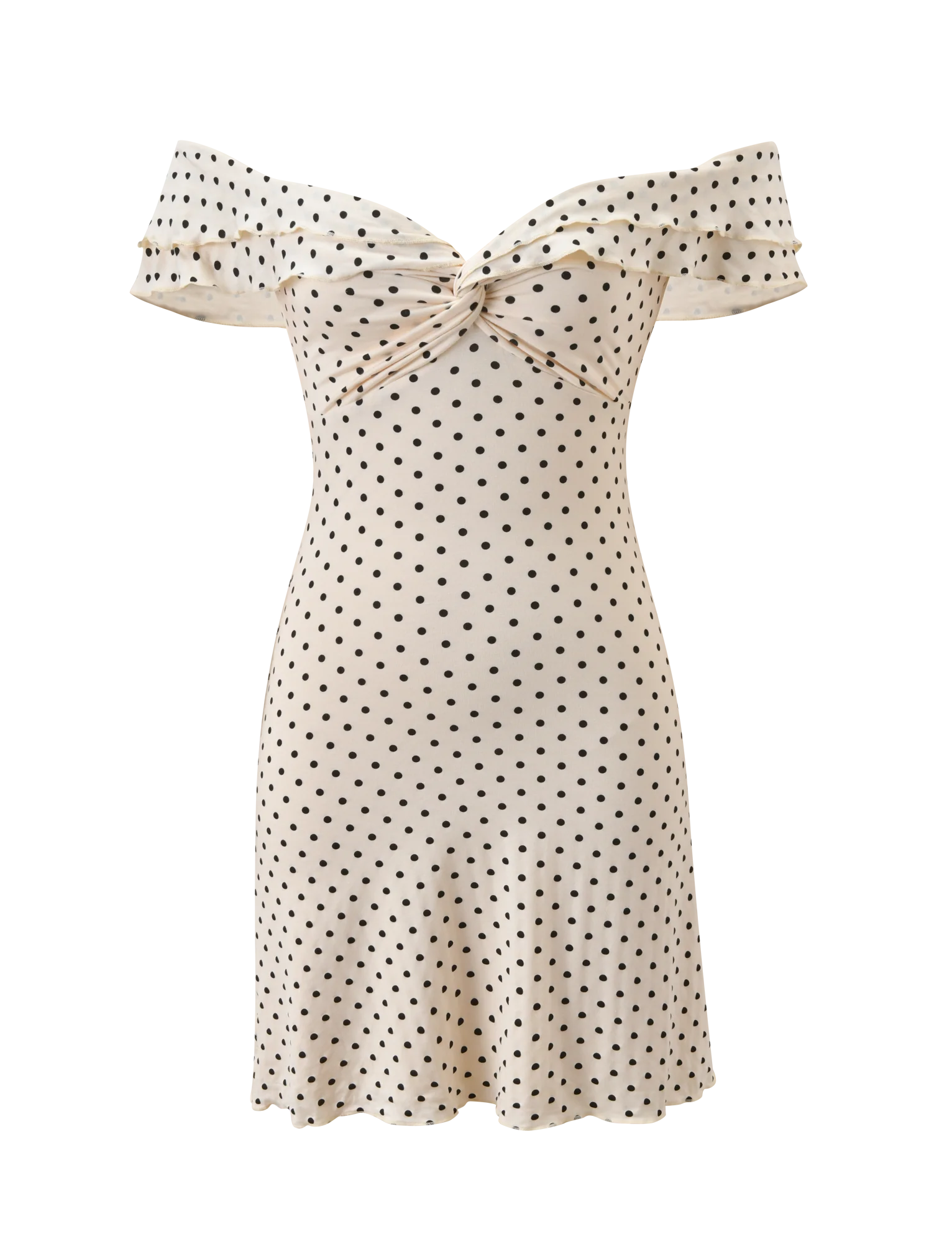 DENALI MINI DRESS CREAM DOT