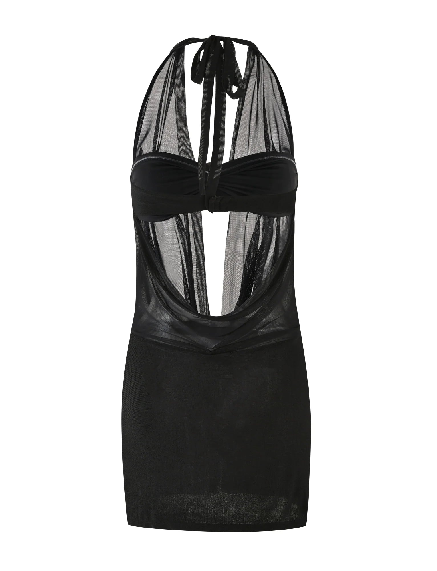 MAKENA TWO PIECE DRESS BLACK