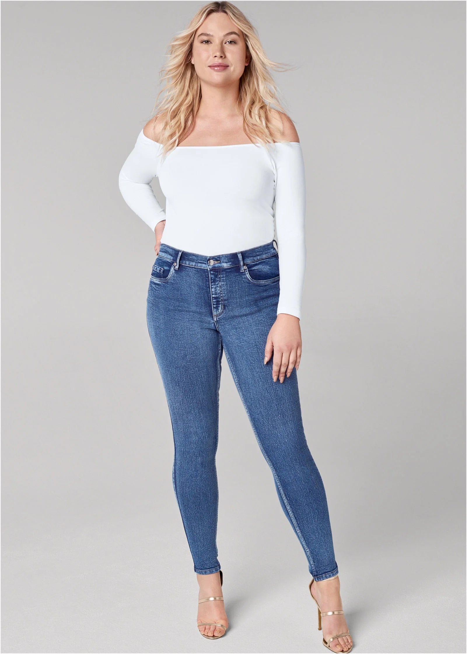 Heidi Skinny Jeans Medium Wash