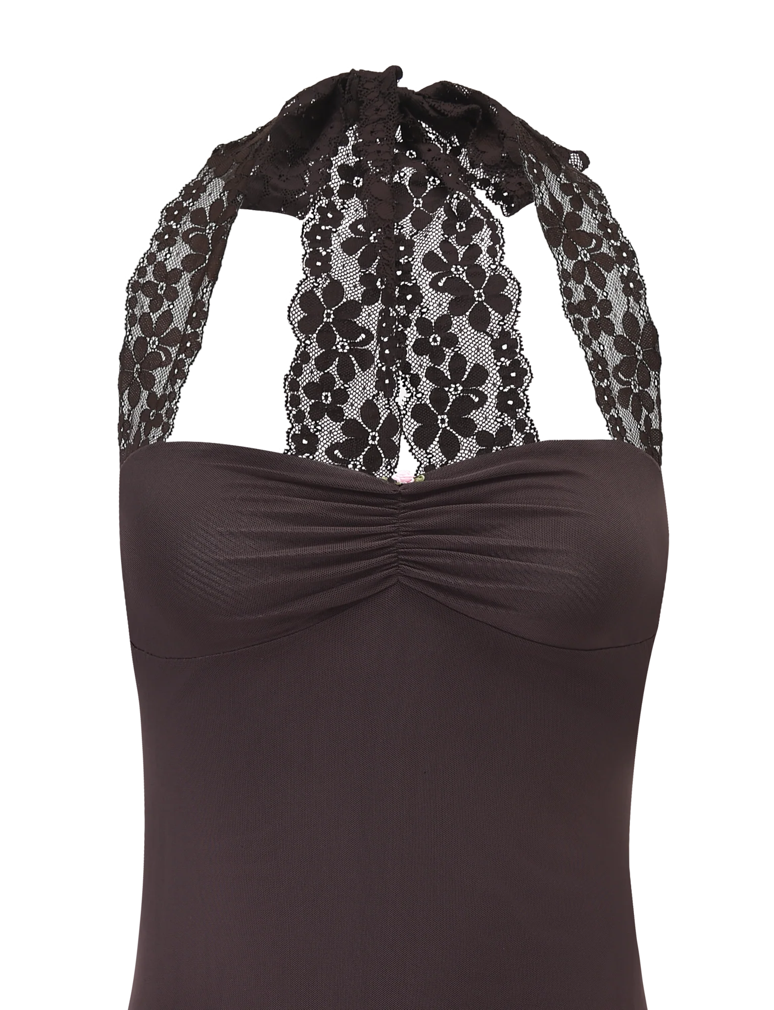 TAWNY MINI DRESS CHOCOLATE