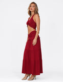 KATYA MAXI SKIRT RED