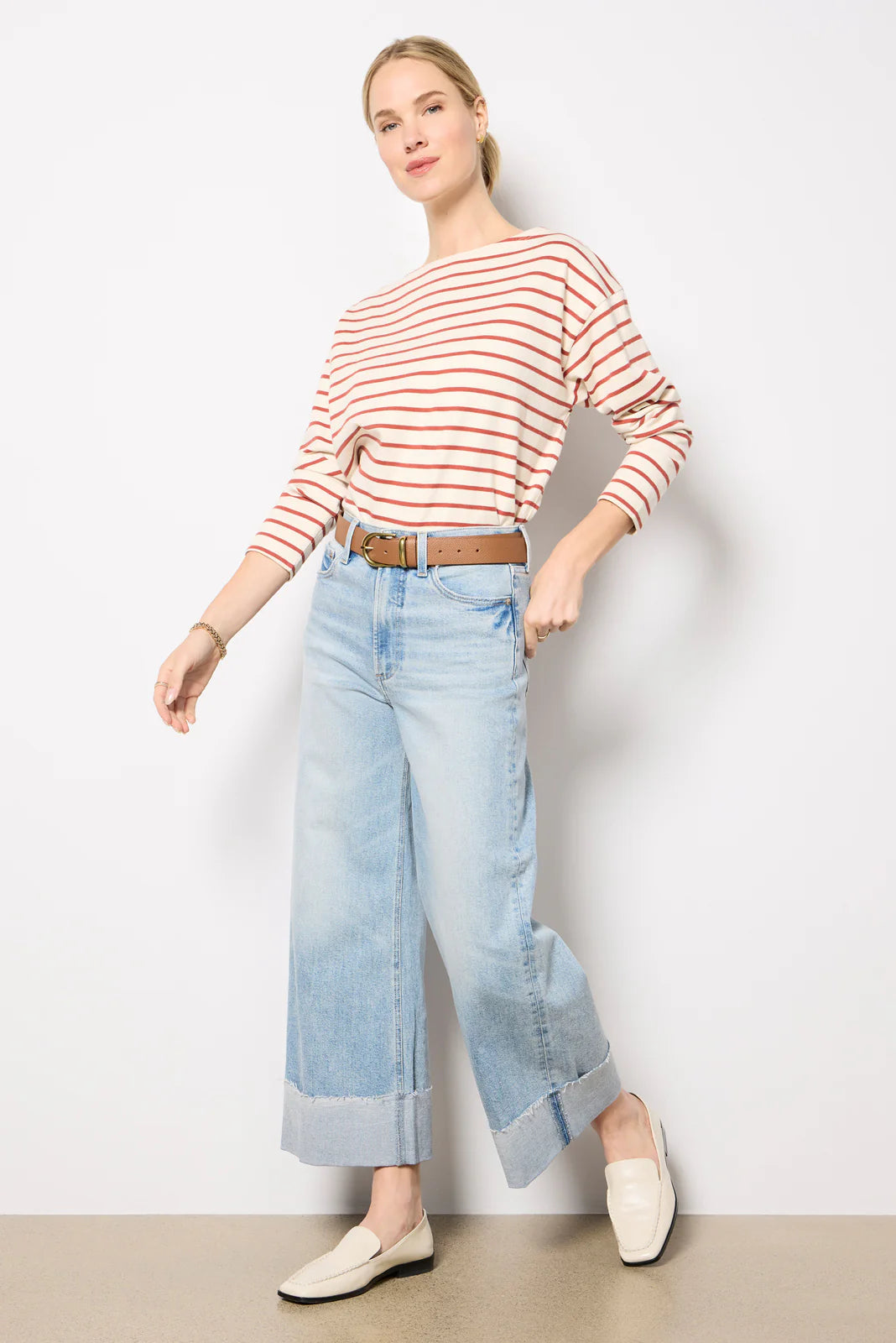 Sport Jersey Boatneck Top