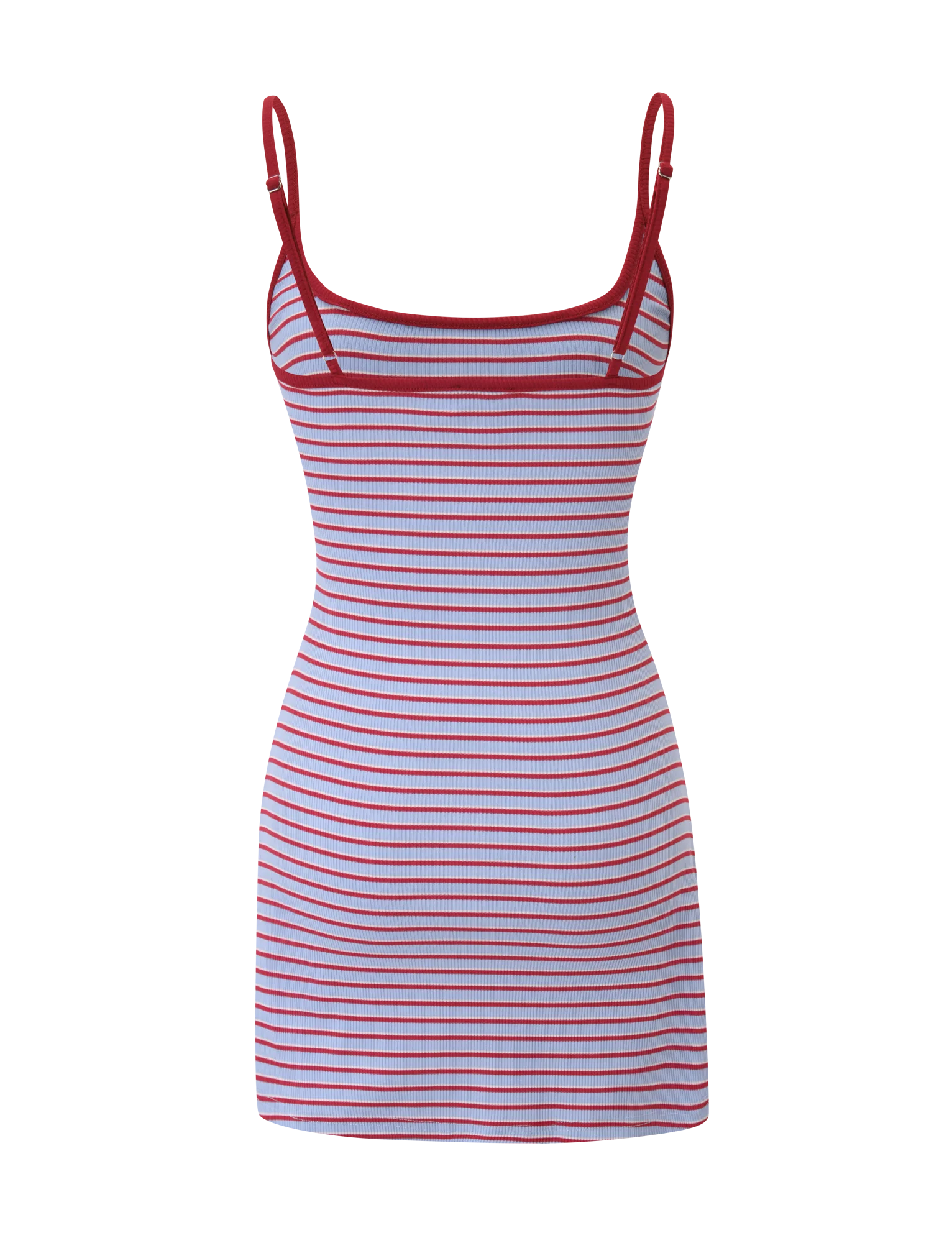 CELESTE MINI DRESS RED STRIPE
