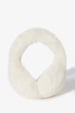 Faux Fur Earmuffs in Ice