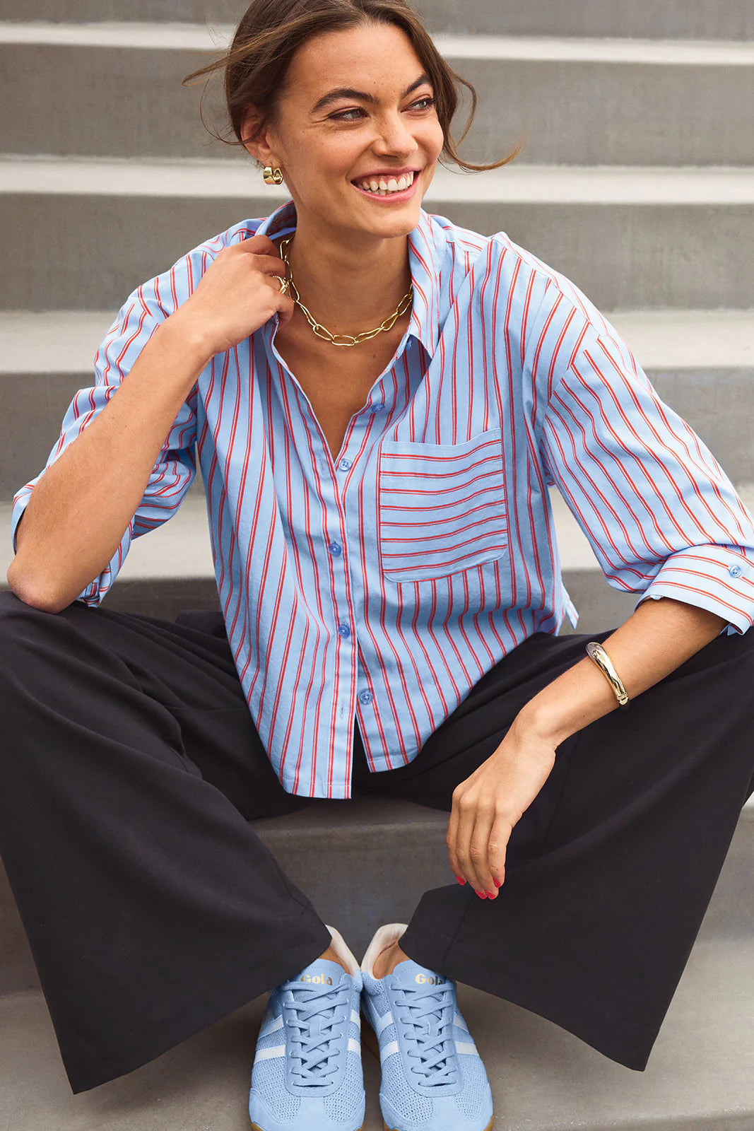 Aiden Crop Shirt