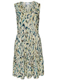 Sleeveless Printed Mini Sand Multi