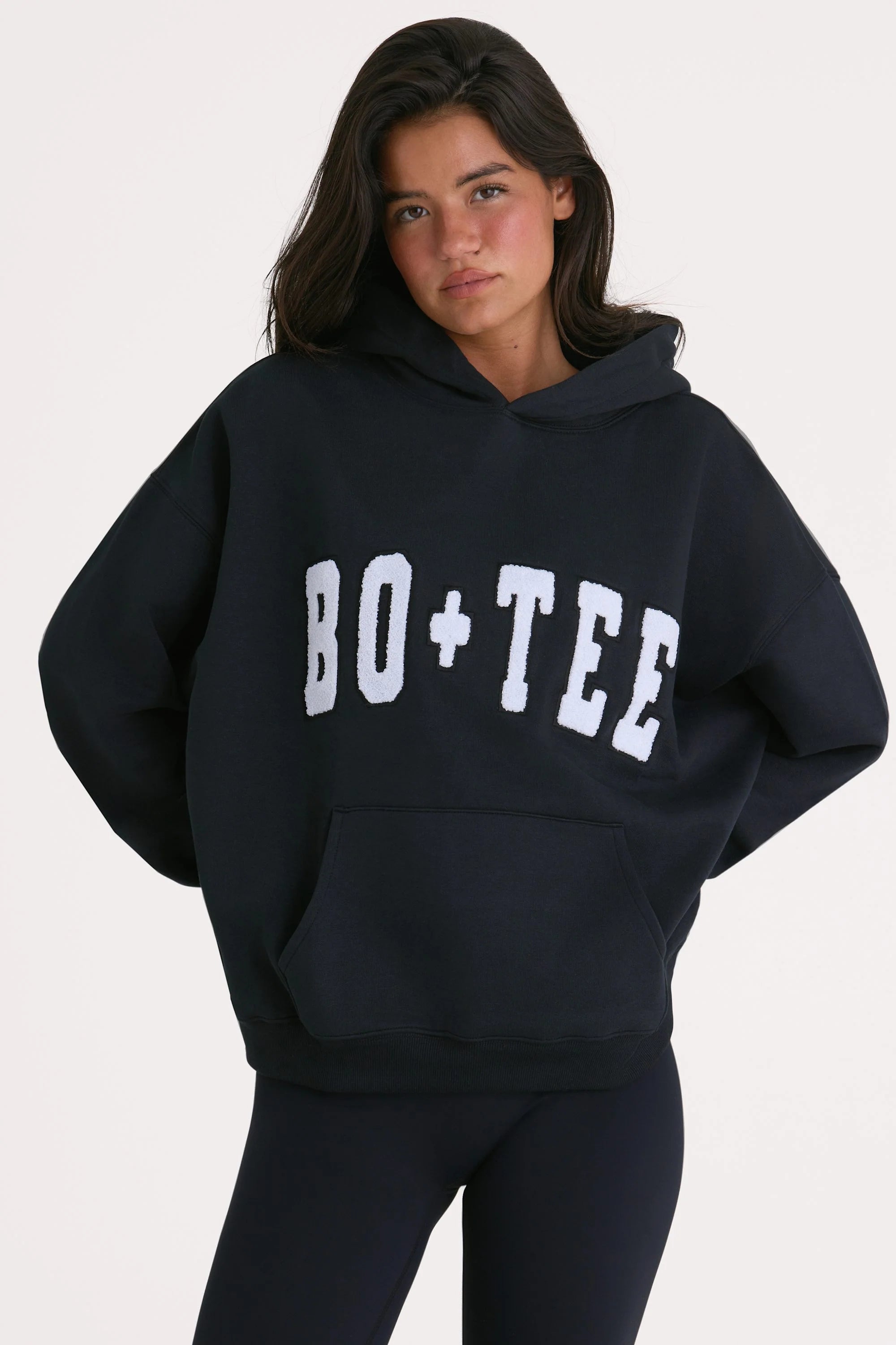 Oversized Hoodie in Black