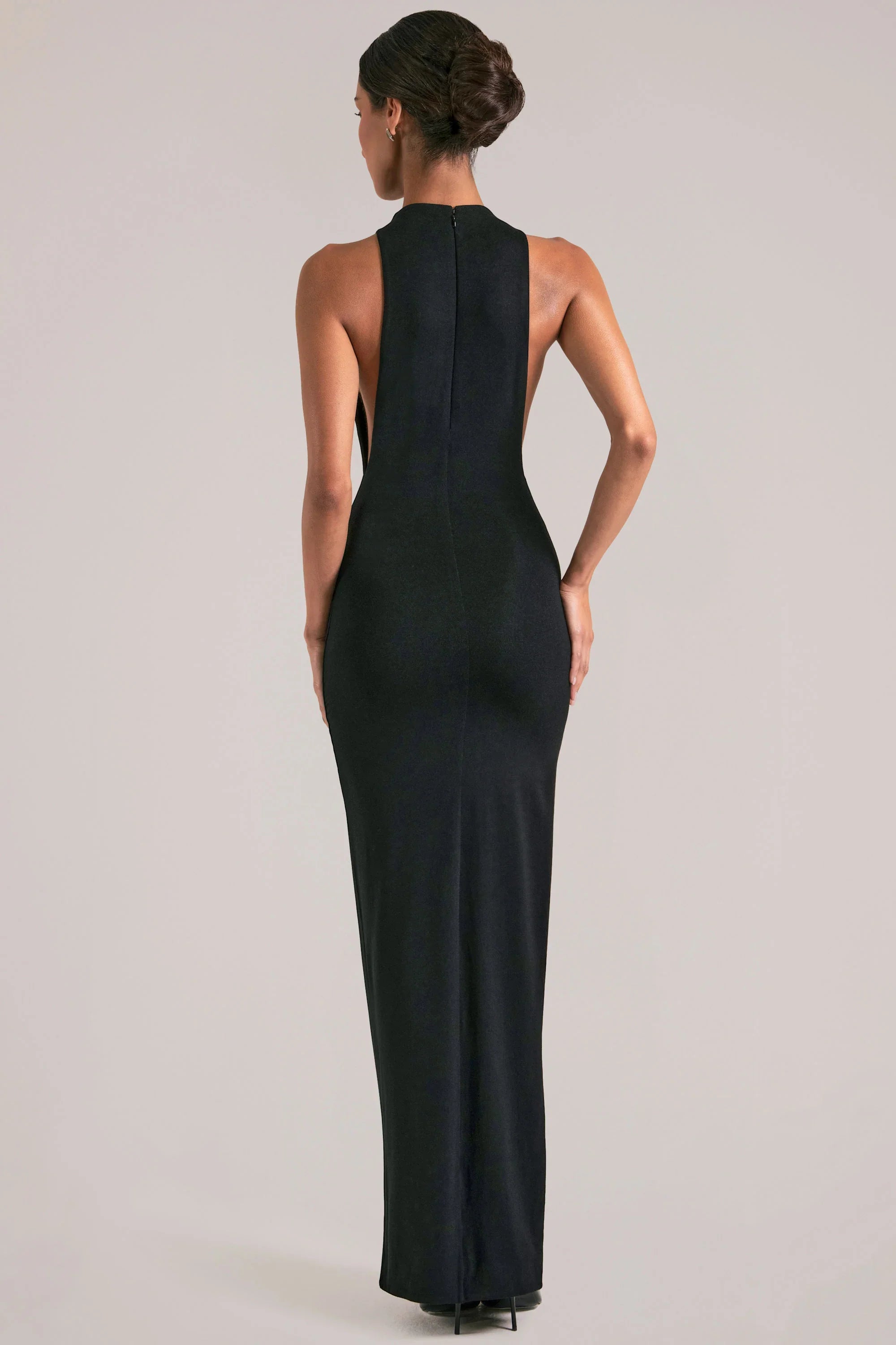 Sleeveless Maxi Dress in Black