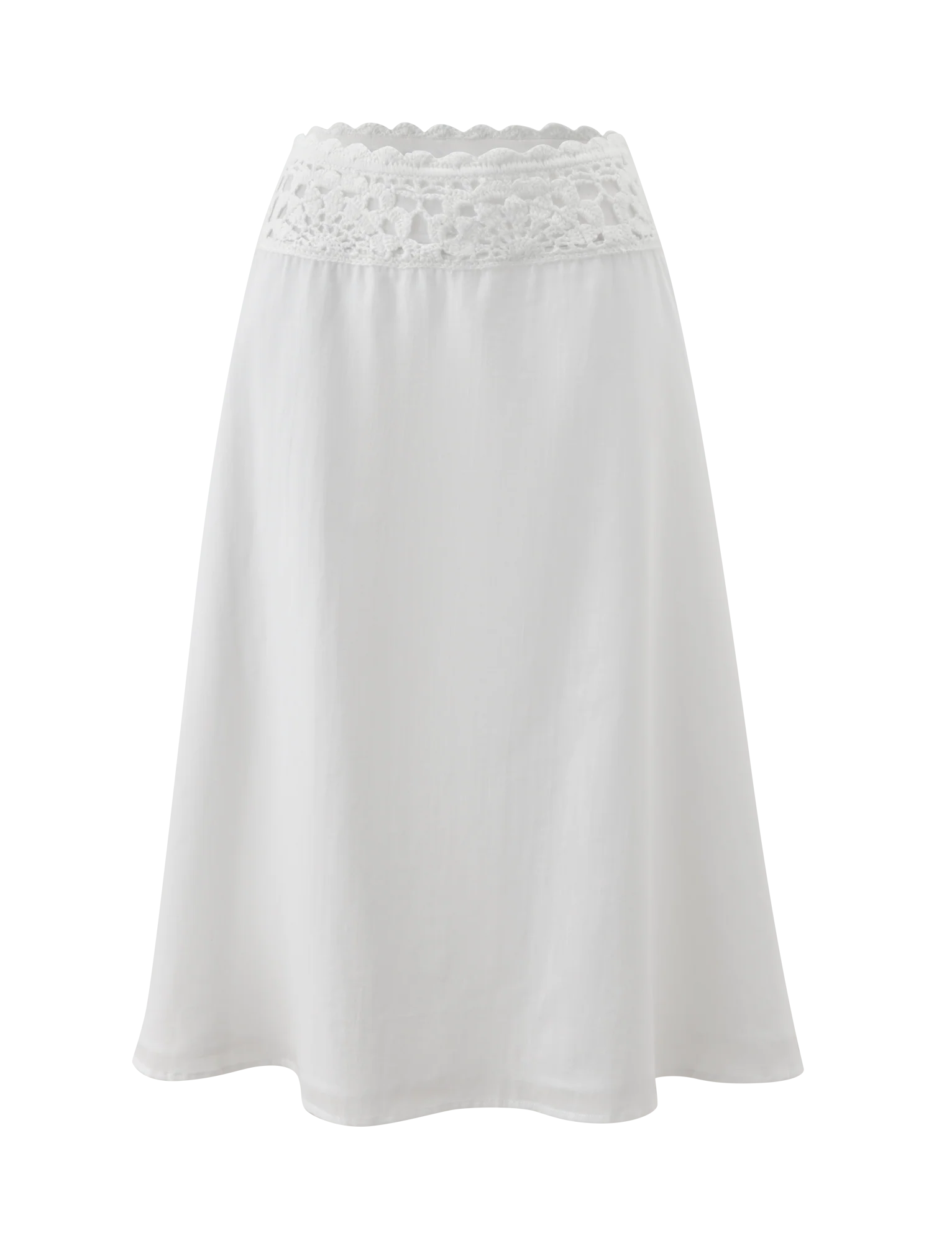 SASHA MIDI SKIRT IVORY