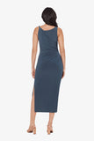 Maxi Shaping Dress in Slate Grey